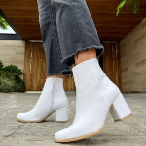 Botín de Tacón "Latte Minimal"