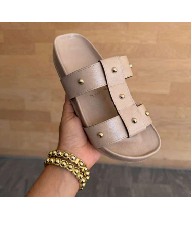 Sandalia "Golden Studs" Confort - Image 3
