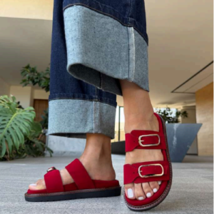 Sandalia "Golden Buckle"