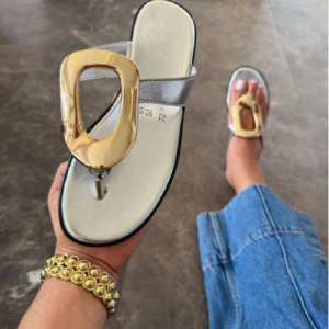 Sandalia "Golden Link Luxury"