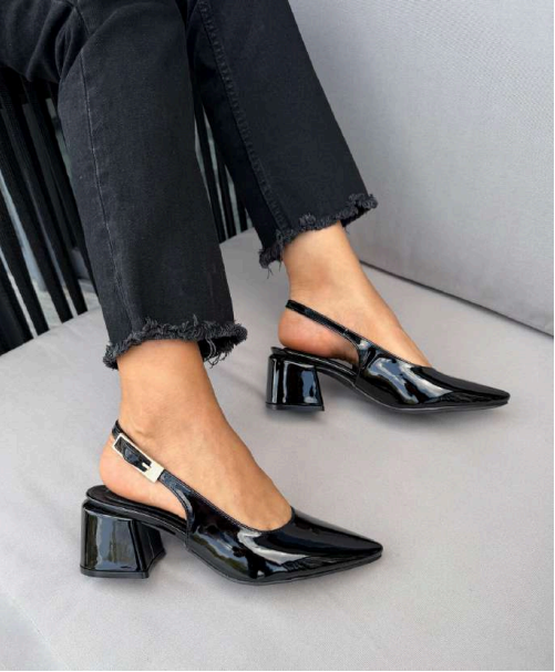 Zapatilla Slingback "Glossy Chic" - Image 2